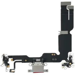 Charging Port Flex Cable With Board For iPhone 15 Plus (Genuine OEM) (Blue)