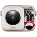 Housing Assembly For Watch Series SE 3rd (40MM) (Used OEM Pull: Grade A) (Cellular Version) (Aluminum / Starlight)