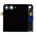 Outer OLED Assembly For Samsung Galaxy Z Flip 6 5G (US & International) (Used OEM Pull: Grade B/C) (Blue)