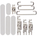 Hard Buttons (Power / Volume / Switch) For iPhone 17 Pro / 17 Pro Max (Silver)