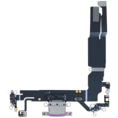 Charging Port Flex Cable For iPhone 16 (US Version) (Genuine OEM) (Pink)
