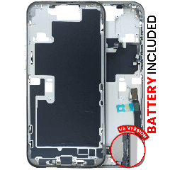 Back Housing W/ Battery For iPhone 16 Pro Max (US Version) (Genuine OEM) (Natural Titanium)