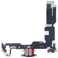 Charging Port Flex Cable With Board For iPhone 15 Plus (Genuine OEM) (Black)