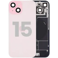 Back Glass w/ MagSafe Magnet & NFC & Flashlight Flex For iPhone 15 (Used OEM Pull: Grade A) (Pink)