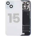 Back Glass w/ MagSafe Magnet & NFC & Flashlight Flex For iPhone 15 (Used OEM Pull: Grade A) (Blue)