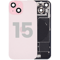 Back Glass w/ MagSafe Magnet & NFC & Flashlight Flex For iPhone 15 (Used OEM Pull: Grade C) (Pink)
