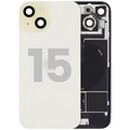 Back Glass w/ MagSafe Magnet & NFC & Flashlight Flex For iPhone 15 (Used OEM Pull: Grade C) (Yellow)