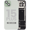 Back Glass w/ MagSafe Magnet & NFC & Flashlight Flex For iPhone 15 Plus (No Logo) (Aftermarket) (Green)