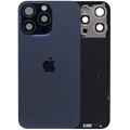 Back Glass w/ MagSafe Magnet & NFC & Flashlight Flex For iPhone 15 Pro Max (Genuine OEM) (Blue Titanium)