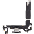Charging Port Flex Cable For iPhone 17 (Used OEM Pull) (Black)