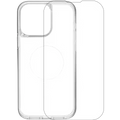 Skech Case with MagSafe with Screen Protector And For iPhone 15 Pro (Clear)