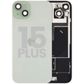 Back Glass w/ MagSafe Magnet & NFC & Flashlight Flex For iPhone 15 Plus (Used OEM Pull: Grade A) (Green)