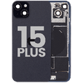 Back Glass w/ MagSafe Magnet & NFC & Flashlight Flex For iPhone 15 Plus (Used OEM Pull: Grade B) (Black)
