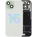 Back Glass w/ MagSafe Magnet & NFC & Flashlight Flex For iPhone 15 (Service Pack) (Green)