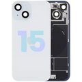 Back Glass w/ MagSafe Magnet & NFC & Flashlight Flex For iPhone 15 (Service Pack) (Blue)