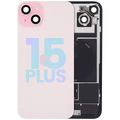 Back Glass w/ MagSafe Magnet & NFC & Flashlight Flex For iPhone 15 Plus (Service Pack) (Pink)