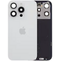 Back Glass w/ MagSafe Magnet & NFC & Flashlight Flex For IPhone 15 Pro (Genuine OEM) (White Titanium)