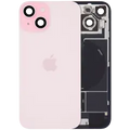 Back Glass w/ MagSafe Magnet & NFC & Flashlight Flex For IPhone 15 (Genuine OEM) (Pink)