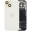Back Glass with MagSafe Magnet & NFC & Flashlight Flex For iPhone 15 (Genuine OEM) (Yellow)