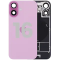 Back Glass w/ MagSafe Magnet & NFC & Flashlight Flex For iPhone 16 (Used OEM Pull: Grade A) (Pink)