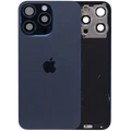 Back Glass with MagSafe Magnet & NFC & Flashlight Flex For iPhone 15 Pro Max (Genuine OEM) (UK / EU Version) (Blue Titanium)