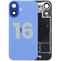 Back Glass w/ MagSafe Magnet & NFC & Flashlight Flex For iPhone 16 (Used OEM Pull: Grade A) (Ultramarine)