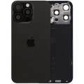Back Glass with MagSafe Magnet & NFC & Flashlight Flex For iPhone 15 Pro Max (Genuine OEM) (UK / EU Version) (Black Titanium)