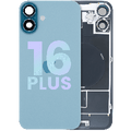 Back Glass w/ MagSafe Magnet & NFC & Flashlight Flex For iPhone 16 Plus (Service Pack) (Teal)
