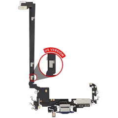 Charging Port Flex Cable For iPhone 17 Pro Max (Premium)(US Version)(Deep Blue)