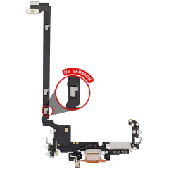 Charging Port Flex Cable For iPhone 17 Pro Max (Premium)(US Version)(Cosmic Orange)