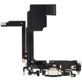 Charging Port Flex Cable For iPhone 15 Pro (Used OEM Pull) (Black Titanium)