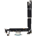 Charging Port Flex Cable For iPhone 16 Plus (Used OEM Pull) (Teal)