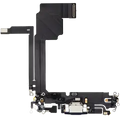 Charging Port Flex Cable For iPhone 15 Pro Max (Used OEM Pull) (Blue Titanium)