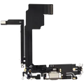 Charging Port Flex Cable For iPhone 15 Pro Max (Used OEM Pull) (Natural Titanium)