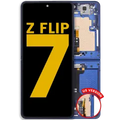 Inner OLED Assembly With Frame For Samsung Galaxy Z Flip 7 5G (US & International) (Refurbished) (Blue Shadow)