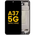 OLED Assembly With Frame For Samsung Galaxy A37 5G (A376 / 2026) (Refurbished) (Charkoal)