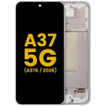 OLED Assembly With Frame For Samsung Galaxy A37 5G (A376 / 2026) (Refurbished) (White)