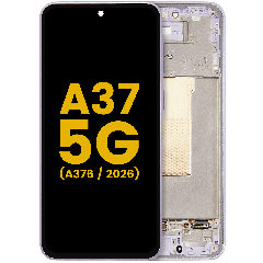 OLED Assembly With Frame For Samsung Galaxy A37 5G (A376 / 2026) (Refurbished) (Light Violet)
