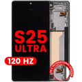 OLED Assembly With Frame For Samsung Galaxy S25 Ultra 5G (US & International) (Aftermarket Plus) (120Hz) (Titanium Jet Black)