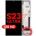 OLED Assembly With Frame For Samsung Galaxy S23 Ultra (US & International) (Aftermarket Plus) (120Hz) (Sky Blue)