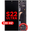 OLED Assembly With Frame For Samsung Galaxy S22 Ultra 5G (US & International Version) (Aftermarket Plus) (120Hz) (Phantom Black)