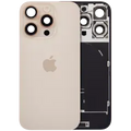 Back Glass w/ MagSafe Magnet & NFC & Flashlight Flex For IPhone 16 Pro (Genuine OEM) (Desert Titanium)