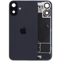 Back Glass with MagSafe Magnet & NFC & Flashlight Flex For iPhone 16 Plus (Genuine OEM) (UK / EU Version) (Black)