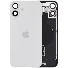 Back Glass with MagSafe Magnet & NFC & Flashlight Flex For iPhone 16 Plus (Genuine OEM) (UK / EU Version) (White)