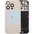 Back Glass w/ MagSafe Magnet & NFC & Flashlight Flex For iPhone 16 Pro (Service Pack) (Desert Titanium)