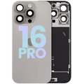 Back Glass w/ MagSafe Magnet & NFC & Flashlight Flex For iPhone 16 Pro (Service Pack) (Natural Titanium)