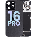 Back Glass w/ MagSafe Magnet & NFC & Flashlight Flex For iPhone 16 Pro (Service Pack) (Black Titanium)