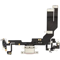 Charging Port Flex Cable For iPhone 16e / 17e (Aftermarket Plus) (Soft Pink)