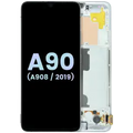 OLED Assembly With Frame For Samsung Galaxy A90 5G (A908 / 2019) (Service Pack) (White)