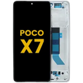OLED Assembly With Frame For Xiaomi Poco X7 (Refurbished) (Silver)